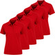 Junior's Short Sleeve School Uniform  Pique Polo Shirt (5-Pack) product