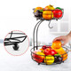 2-Tier Detachable Wire Fruit Basket product