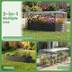 Galvanized Steel Raised Garden Bed with Greenhouse Cover product