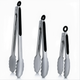 Stainless Steel Kitchen Tongs (3-Pack) product