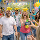 Funny Yellow Hand Sun Visor product