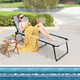 Foldable Recline Lounge Chair with Adjustable Backrest & Footrest product