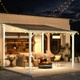  10’ x 10' Outdoor Patio Lean to Gazebo Awnings product