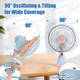 2 Speed Oscillating Clip-On Fan  product