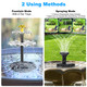 3‑Tier Solar Bird Bath Fountain  product