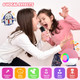 Portable Mini Karaoke Machine for Kids, Bluetooth Speaker with Wireless Microphone,MP3 Player,Perfect for Birthday and Family Parties(2 Mic) product