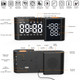 Dual Screen LED Digital Alarm Clock with FM Radio Temperature and Humidity Display product