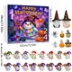 Halloween CountDown Advent Calendar with Ghost Gnome Pumpkin Plush Toys Dolls Pendants Ornaments For Indoor Outdoor Home Party Decoration product
