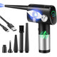 Electric Air Duster Cordless Compressed Dust Blower with 3-Gear to 38000 RPM High Pressure Air Blower Rechargeable for Computer,Car,Inflatable product