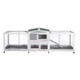 94.5'' Outdoor Rabbit Hutch with 8 Wheels product