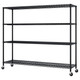 4-Tier Heavy Duty Wire Shelf Rack with Wheels product