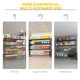 4-Tier Heavy Duty Wire Shelf Rack with Wheels product