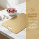 Gold Tone  Non Slip Countertop Chopping Board product