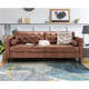 3-Seater 84.2” Mid-Century Sofa Couch with Pillows product