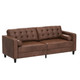 3-Seater 84.2” Mid-Century Sofa Couch with Pillows product
