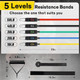 AllvodesBands 10lb - 150lb Resistance Bands Set product