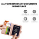 Multi Function Glitter Bling RFID Passport Organizer product
