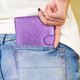 Multi Function Glitter Bling RFID Passport Organizer product