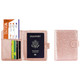 Multi Function Glitter Bling RFID Passport Organizer product