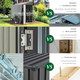 4.2" x 7" Outdoor Storage Shed  product