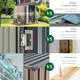 4.2" x 7" Outdoor Storage Shed  product