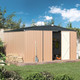 12' x 10' Metal Storage Shed for Outdoor and Lockable Doors product