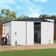 12' x 10' Metal Storage Shed for Outdoor and Lockable Doors product