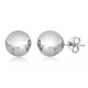 14K White Gold Filled Ball Stud Earrings product