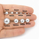 14K White Gold Filled Ball Stud Earrings product
