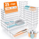 Clear Plastic Drawer Organizer (25 Piece Set) product
