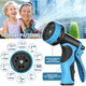 Expandable Flexible Garden Hose with 10 Function Spray Nozzle product
