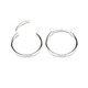 925 Sterling Silver Minimalist Hoop Earrings product