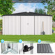 14' x 12' Metal Outdoor Large Steel Storage Sheds  product