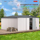 14' x 12' Metal Outdoor Large Steel Storage Sheds  product