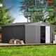 12' x 12' Outdoor Storage Shed with Lockable Doors product