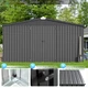 12' x 12' Outdoor Storage Shed with Lockable Doors product