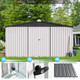 12' x 12' Outdoor Storage Shed with Lockable Doors product