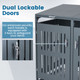 Outdoor Trash Can Storage Shed for 2 or 3 Bins product