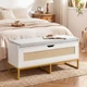 Flip-Top Rattan Storage Chest product