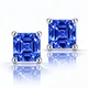 Princess Cut Tanzanite Stud Earrings  product