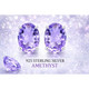 Women's Amethyst Stud Earrings product