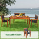 4-Piece Patio  Rattan Dining Furniture Set  product