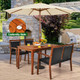4-Piece Patio  Rattan Dining Furniture Set  product