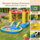 Inflatable Bounce House with Splash Pool (With or Without Blower) product