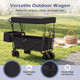 40-inch Folding Utility Wagon with Canopy product