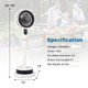 Misting Pedestal Fan product