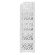 White Carved 5-Tier Shoe Rack  product