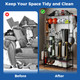 Golf Bag Garage Organizer product