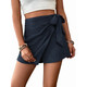 Women's Casual High Rise Wrap Skort product