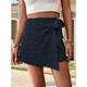 Women's Casual High Rise Wrap Skort product
